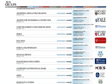 Tablet Screenshot of beta.ivygroups.com