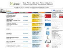Tablet Screenshot of ivygroups.com
